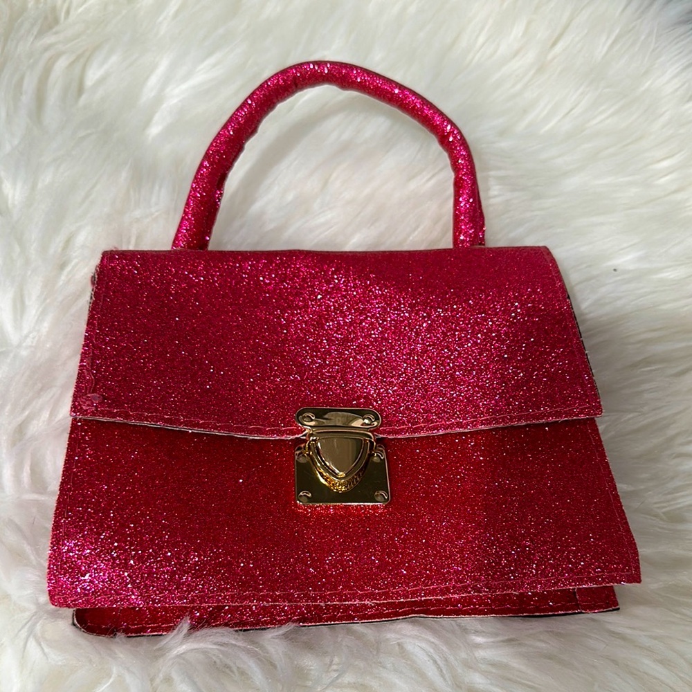 Glittery Hot Pink Handbag
